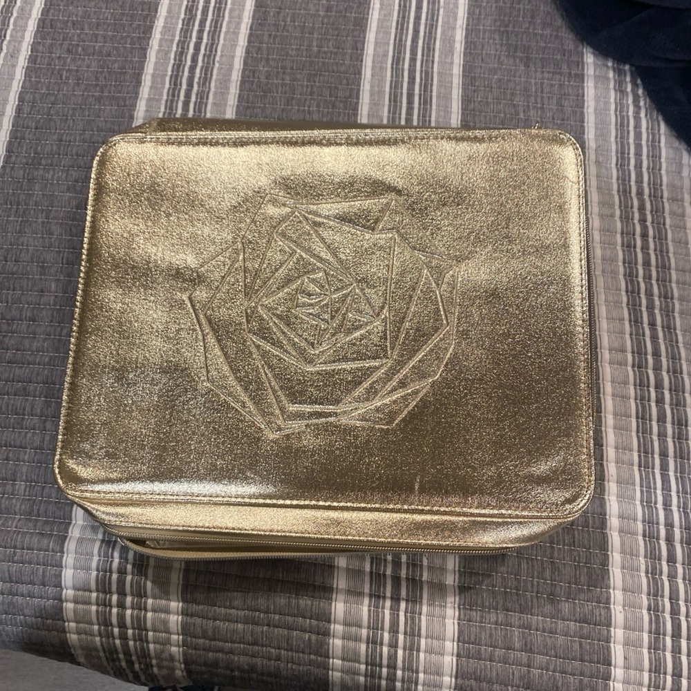 Lancome Shimmering Gold Cosmetic Pouch